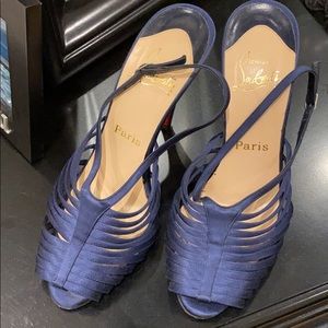 Christian Louboutin Women's Blue Sandals
